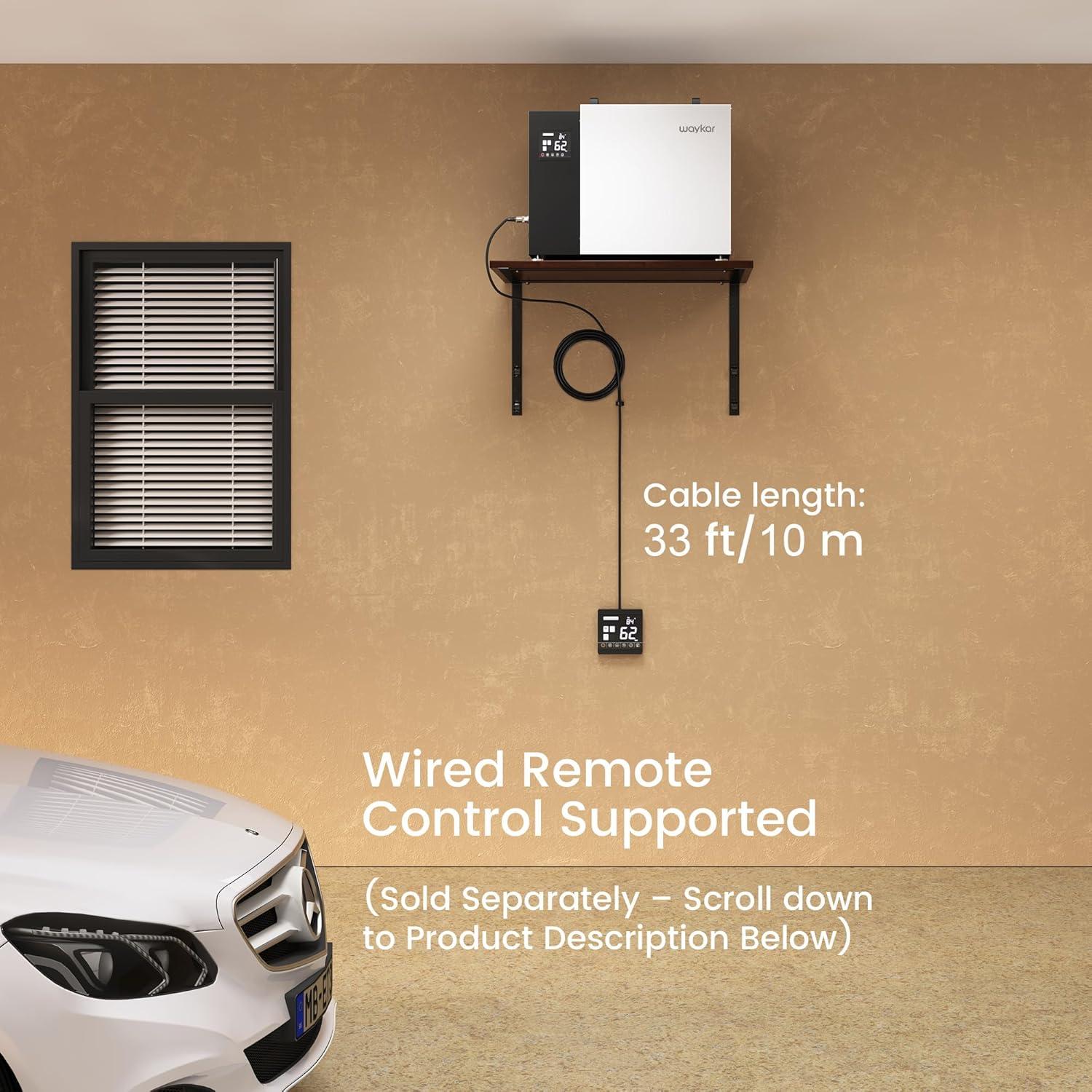 image:imageWaykar 70 Pint Energy Star Crawl Space Dehumidifier with Drain Hose Commercial Dehumidifier for Basements and Home for Spaces up to 5000 Square Feet Smart Humidity Control 5Year Quality Coverage158 Pints with Pump 7500 Sq Ft