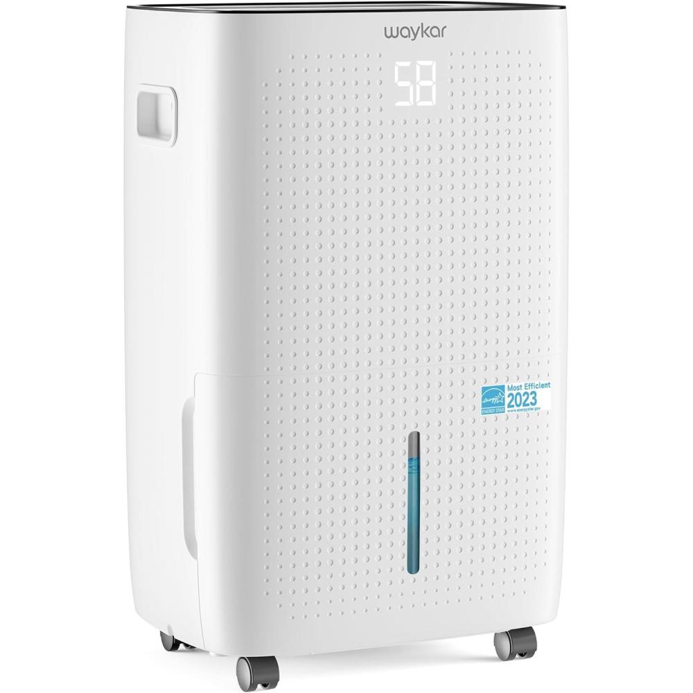 image:imageWaykar 150 Pints 7000 Sq Ft Energy Star Dehumidifier with Pump for Commercial and Industrial Large Room Basement Home Storage Warehouse with Drain Hose and Water Tank150 Pints with Pump 7000 Sq Ft
