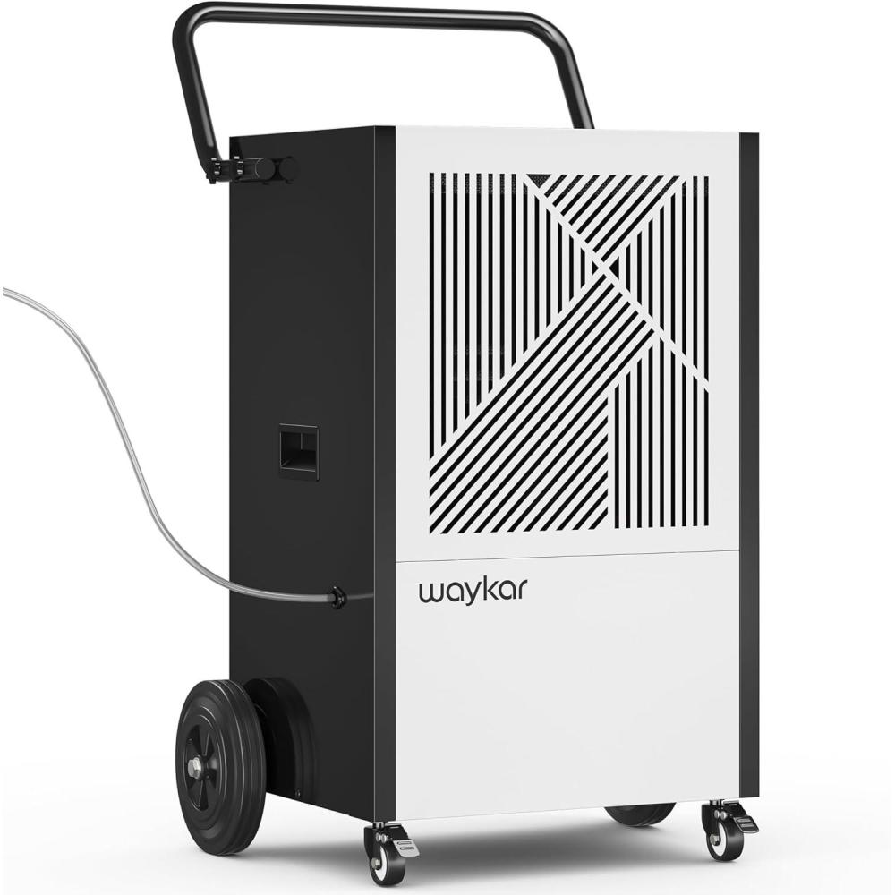image:imageWaykar 155 Pints Commercial Dehumidifier with Pump Drain Hose and Washable Filter Space up to 8000 Sq Ft for Basements Industrial or Commercial Spaces 5 Year Quality Coverage216 Pints with Pump