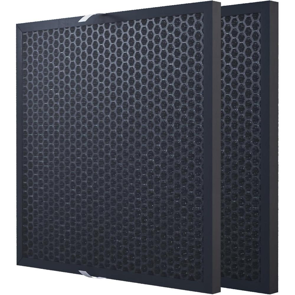 image:imageWaykar Activated Carbon Filter Replacement  Reduces Odors Smoke  Compatible with Waykar 550 CFM Air Scrubber 2PackActivated Carbon Filter