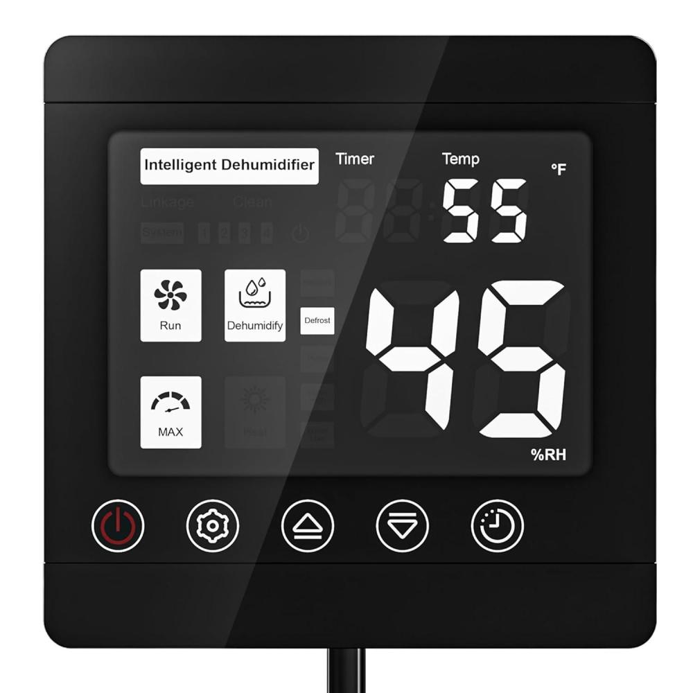 image:imageWaykar Remote Control for AFW Series Dehumidifiers Digital Humidity amp Temperature Control Adjustable Humidity Level 328ft Cable Sensitive Sensor Easy Installation Includes Accessories