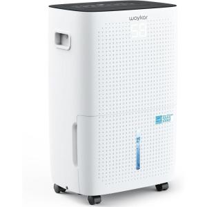 Waykar 150 Pints 7,000 Sq. Ft Energy Star Dehumidifier with Pump for Commercial and Industrial Large Room, Basement, Home, Storage, Warehouse with Drain Hose and Water Tank(150 Pints 7000 Sq. Ft)