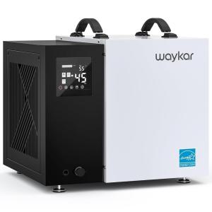 Waykar 70 Pint Energy Star Crawl Space Dehumidifier with Pump, Commercial Dehumidifier for Basements and Home, for Spaces up to 5000 Square Feet, Smart Humidity Control – 5-Year Quality Coverage(70 Pints 5000 Sq. Ft)