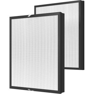 Waykar Activated Carbon Filter Replacement – Reduces Odors, Smoke – Compatible with Waykar 550 CFM Air Scrubber (2-Pack)(HEPA Filter)