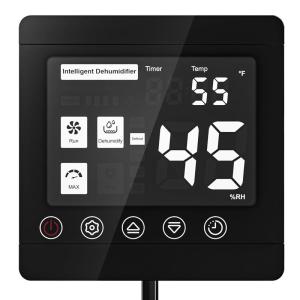 Waykar Remote Control for AFW Series Dehumidifiers – Digital Humidity & Temperature Control, Adjustable Humidity Level, 32.8ft Cable, Sensitive Sensor, Easy Installation, Includes Accessories