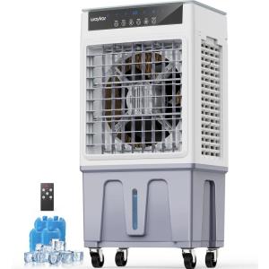 Waykar Swamp Cooler, 3400 CFM Evaporative Air Cooler with 6 Gals Water Tank, 950 Sq.Ft.